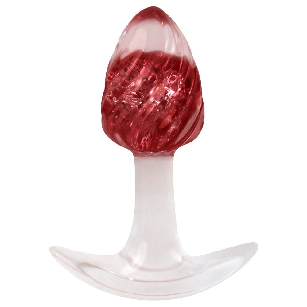 Plug Anal P Twister Esfera Vidro 8,7 X 6,5cm Vipmix