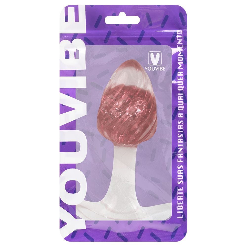 Plug Anal P Twister Esfera Vidro 8,7 X 6,5cm Vipmix