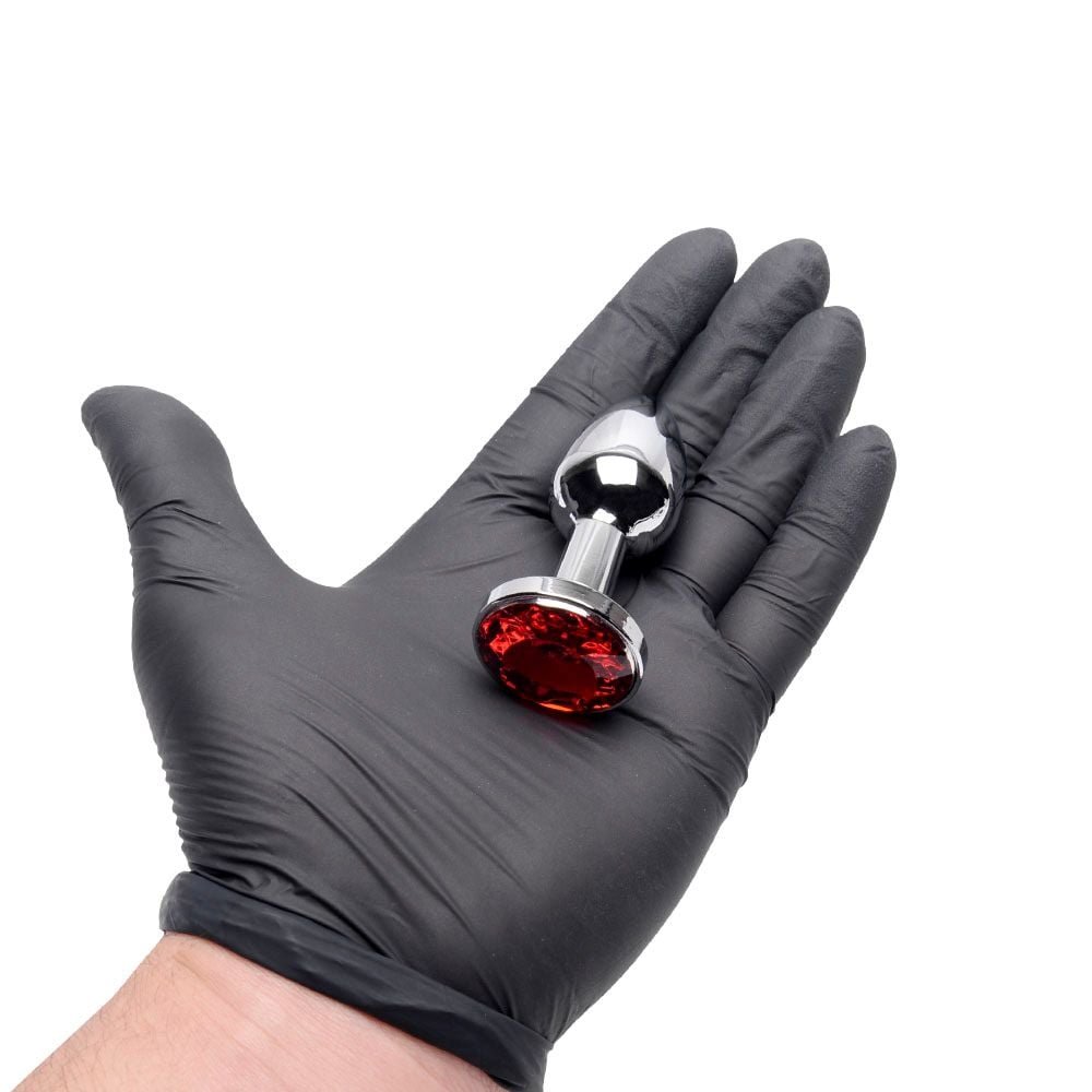 Plug Anal Pp Em Metal Cromado Cônico Vipmix