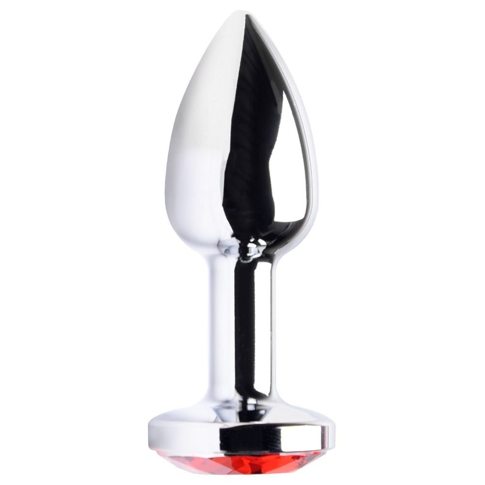 Plug Anal Pp Em Metal Cromado Cônico Vipmix