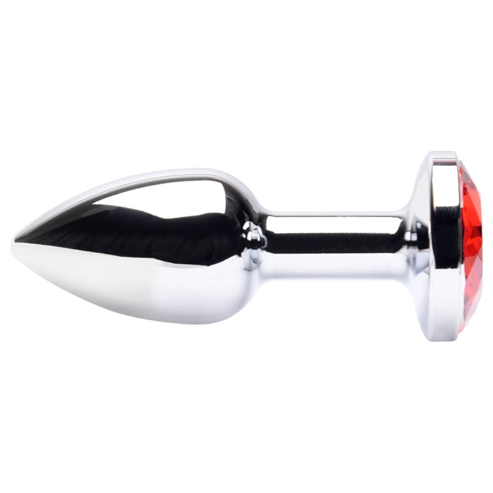 Plug Anal Pp Em Metal Cromado Cônico Vipmix
