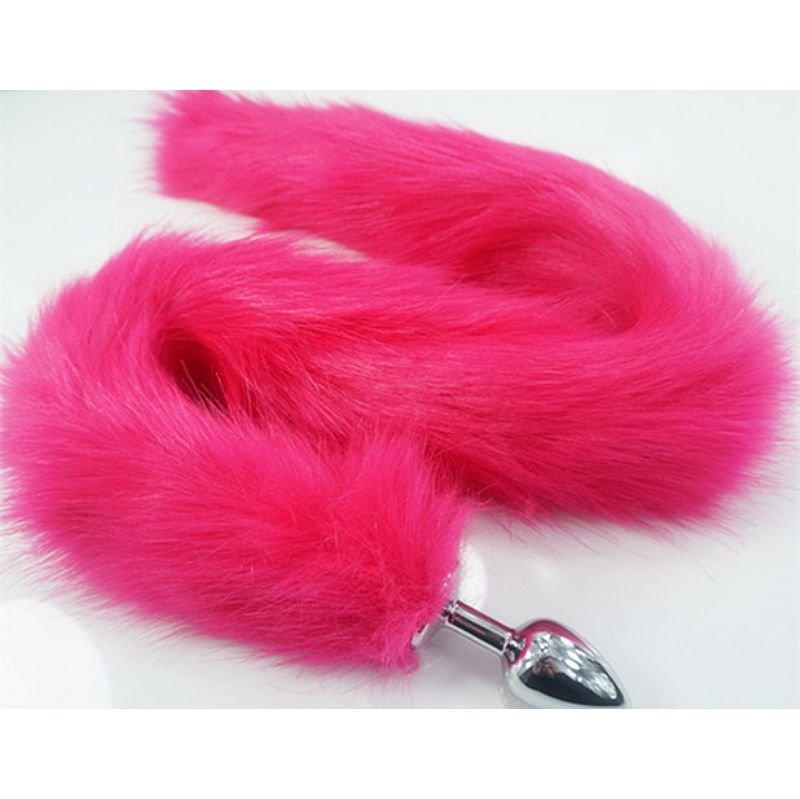 Plug Anal Rabo de Raposa - Pink 81 cm - Tamanho P