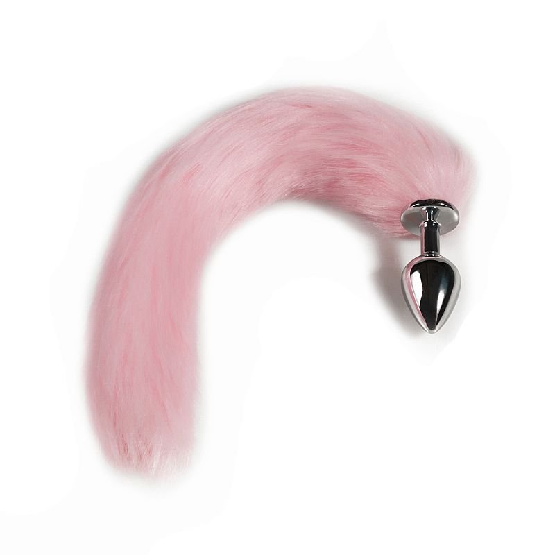 Plug Anal Rabo de Raposa - Plug Tamanho P / Rabo 40 cm