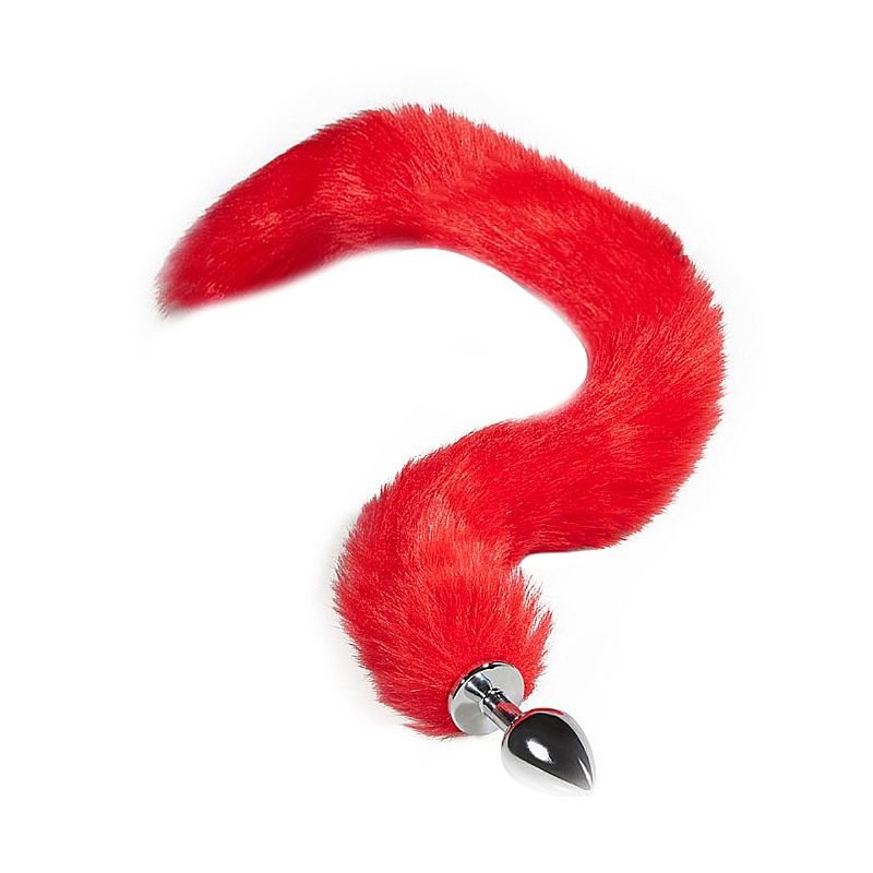 Plug Anal Rabo de Raposa - Vermelho 81 cm