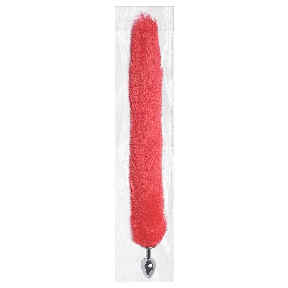 Plug Anal Rabo De Raposa Vermelho Sexy Import