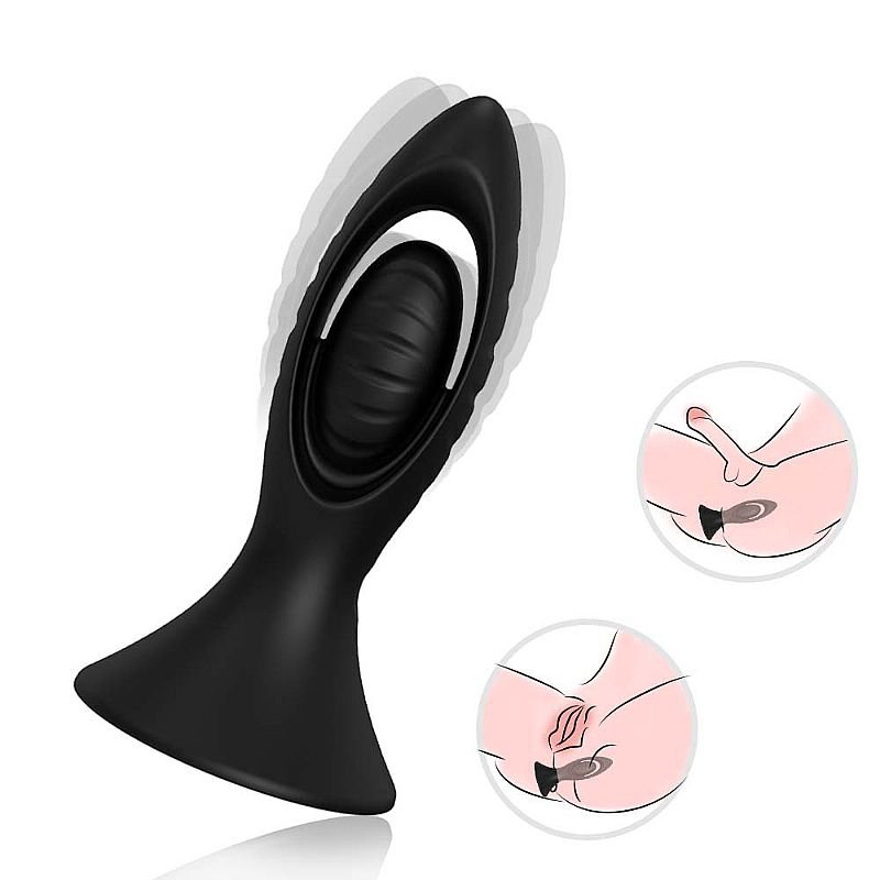 Plug Anal Recarregável / com controle Remoto - Tamanho 12.0x3,7