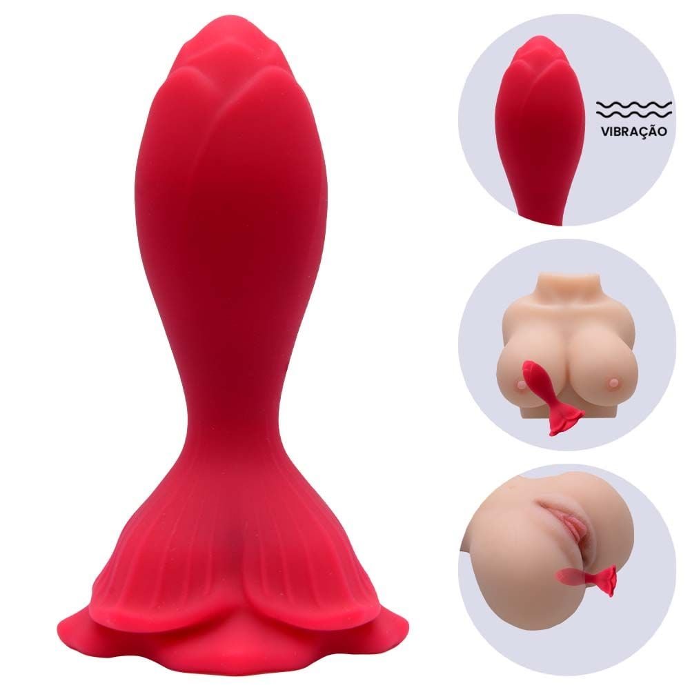 Plug Anal Rosa 9 Modos De Vibração Vipmix