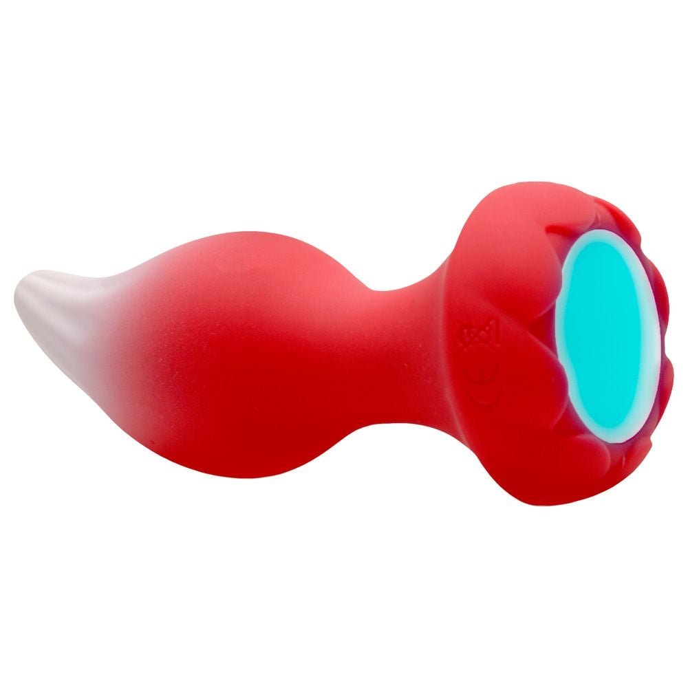 Plug Anal Silicone 10 Vibrações Rotação Sem Fio Vipmix