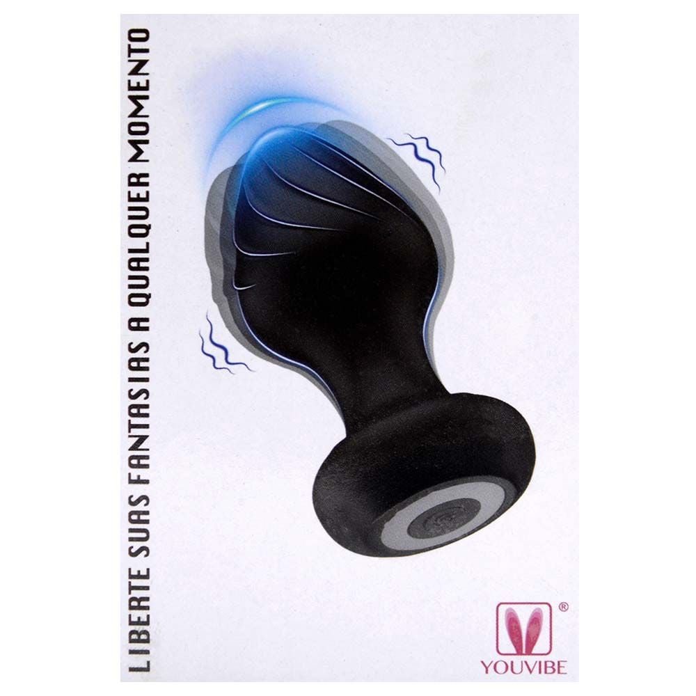 Plug Anal Silicone 9 Vibrações Aplicativo Vipmix