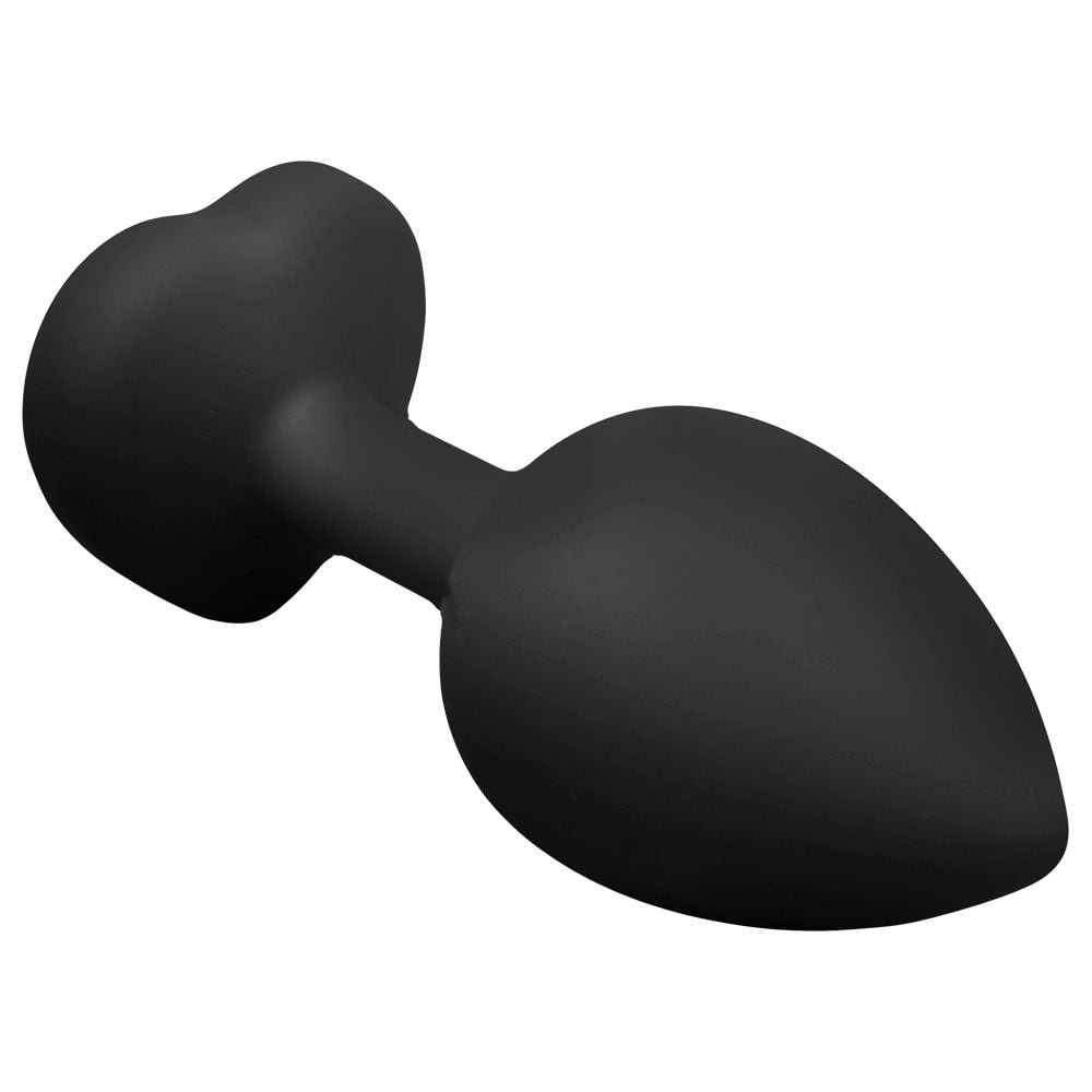 Plug Anal Silicone Com Pedra Coração P Vipmix