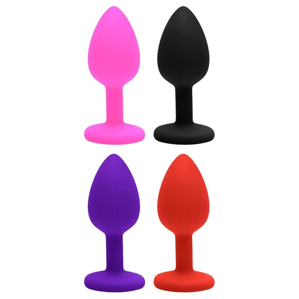 Plug Anal Silicone Com Pedra Tamanho P Vipmix