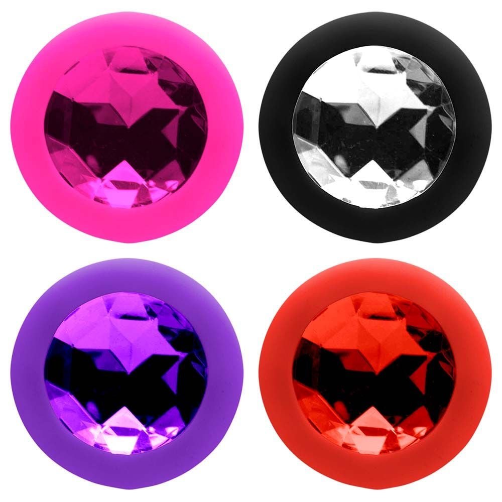 Plug Anal Silicone Com Pedra Tamanho P Vipmix