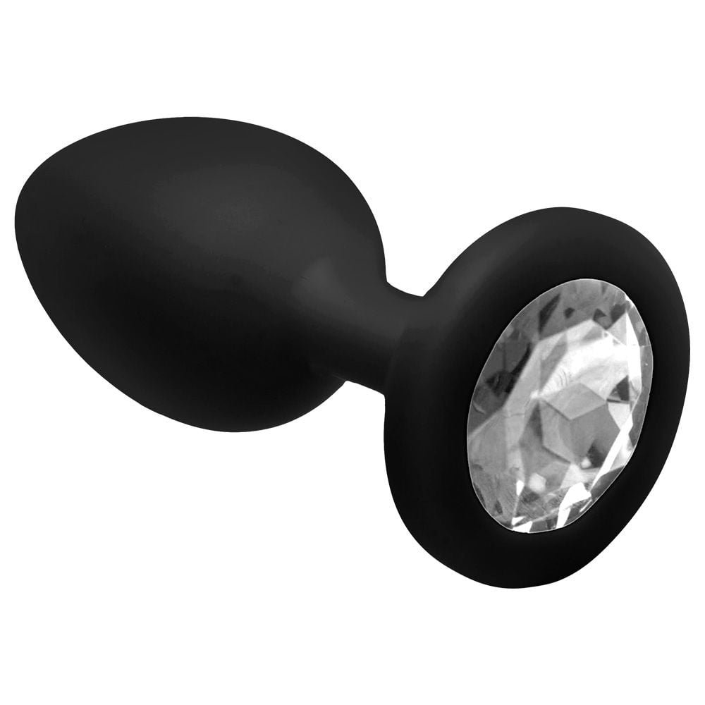 Plug Anal Silicone Com Pedra Tamanho P Vipmix