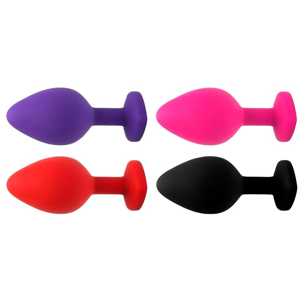 Plug Anal Silicone Coração M Sexy Import
