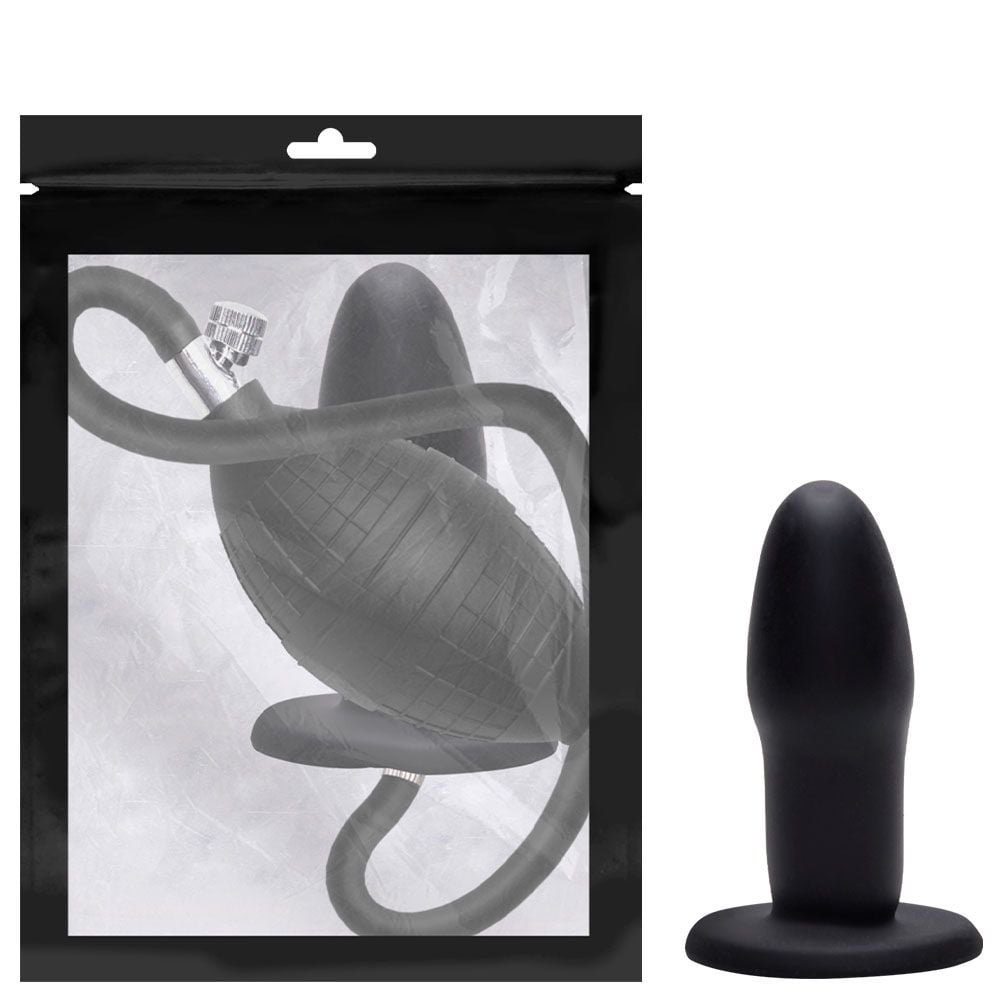 Plug Anal Silicone Inflável 10,5 X 3cm Sexy Import