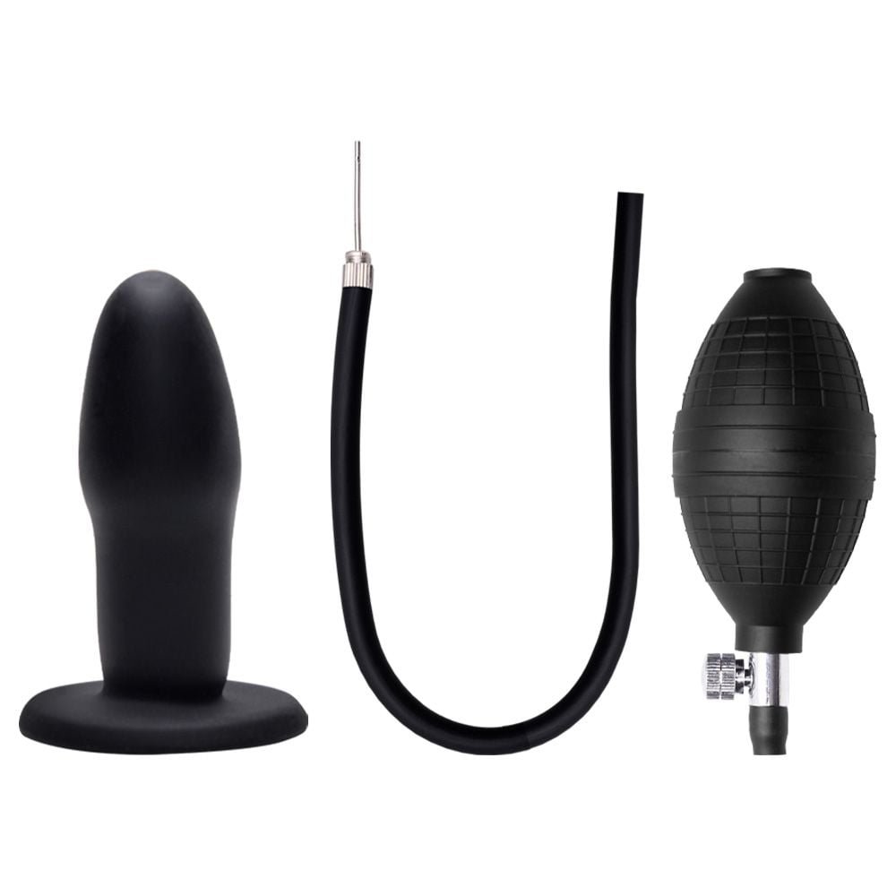 Plug Anal Silicone Inflável 10,5 X 3cm Sexy Import
