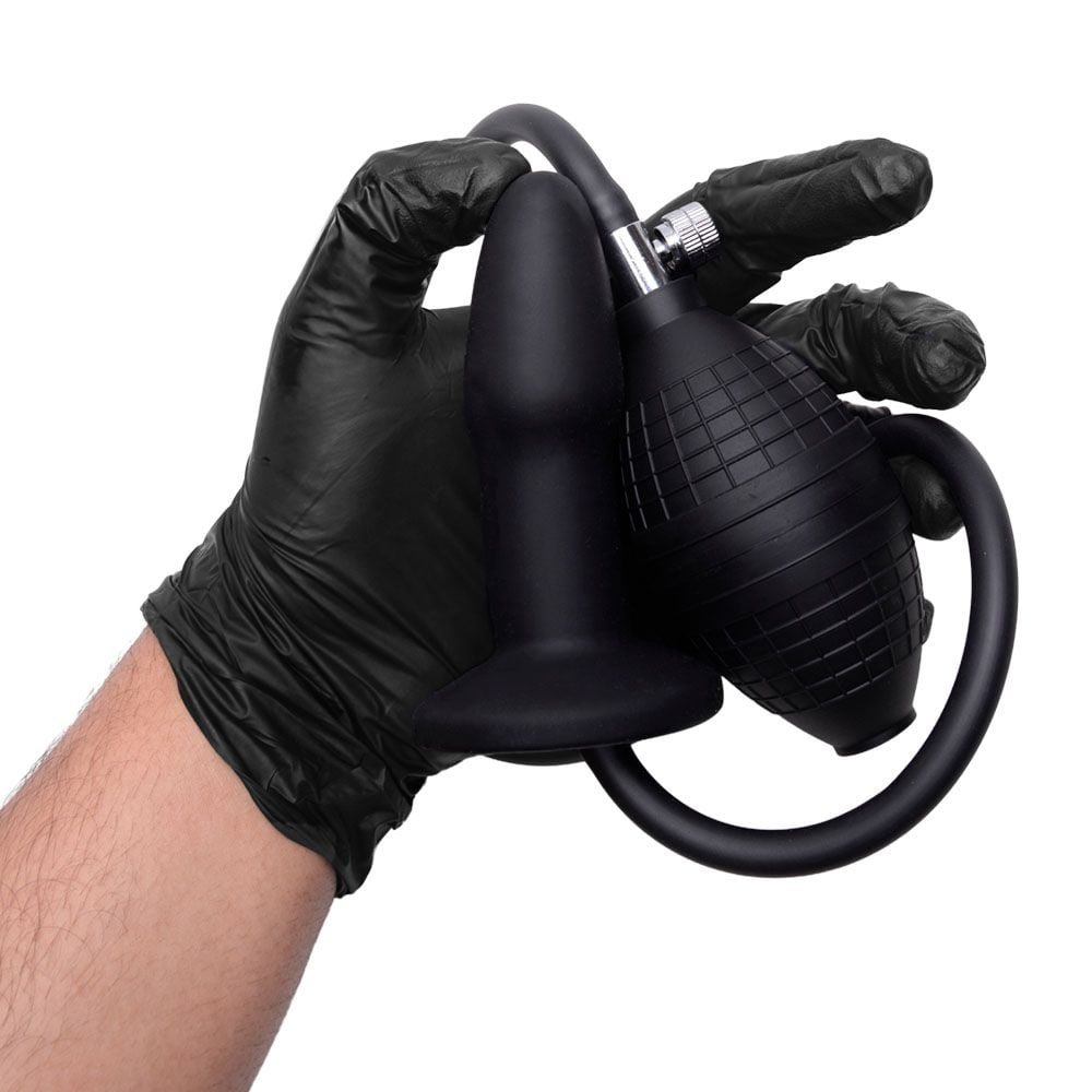 Plug Anal Silicone Inflável 10,5 X 3cm Sexy Import