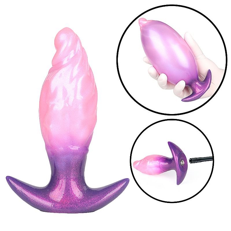 Plug Anal Silicone Inflável - 10,7 X 3,9