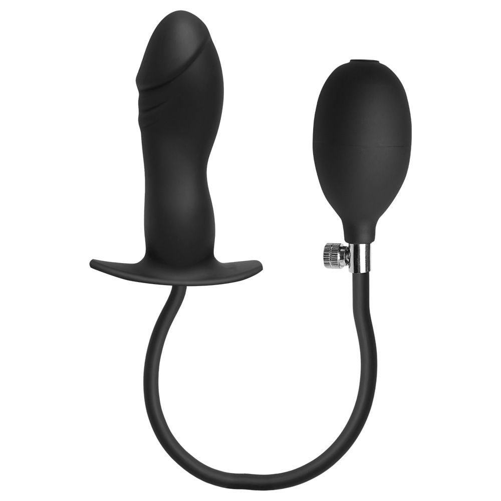 Plug Anal Silicone Inflável 11,5 X 3,4cm Sexy Import