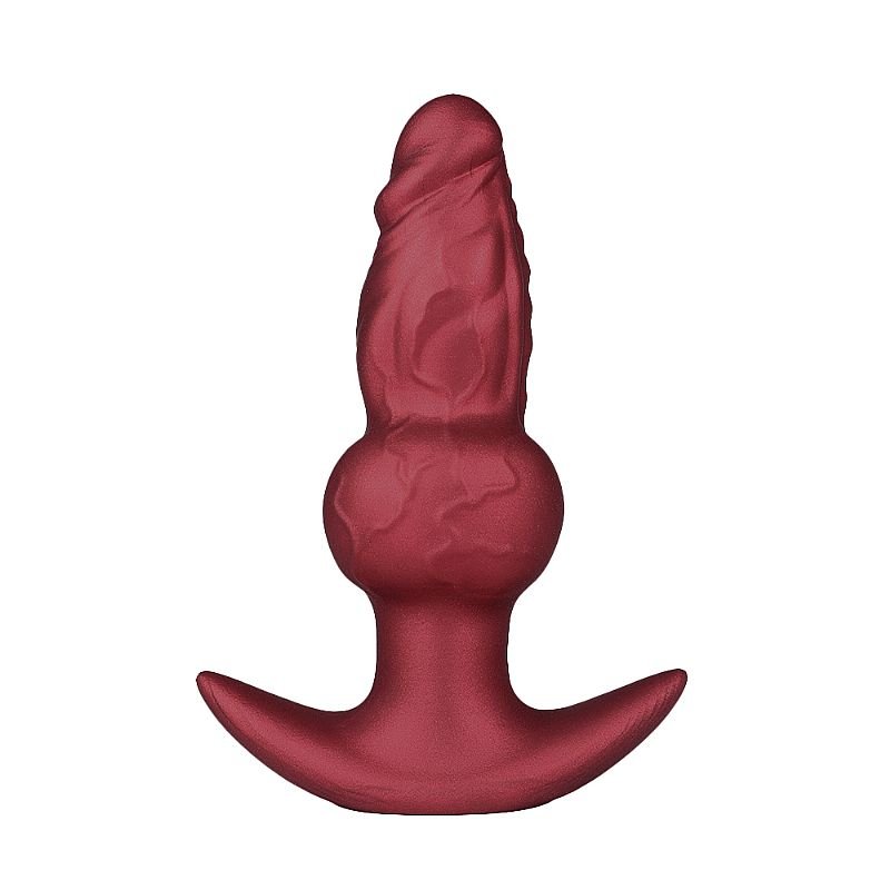 Plug Anal Silicone Inflável - 12,0 X 4,0 - Roxo