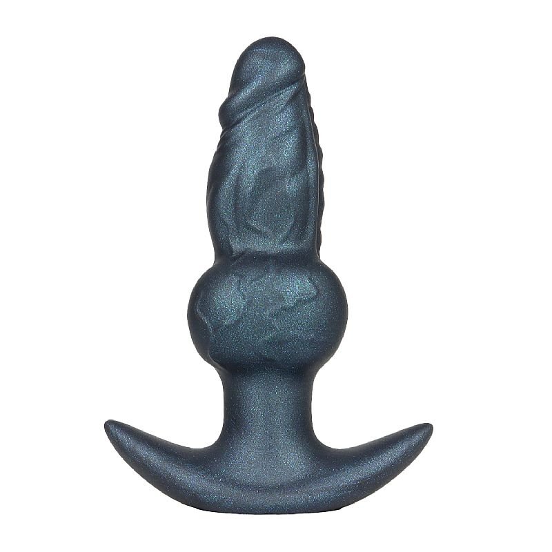Plug Anal Silicone Inflável - 12,0 X 4,0 - Roxo
