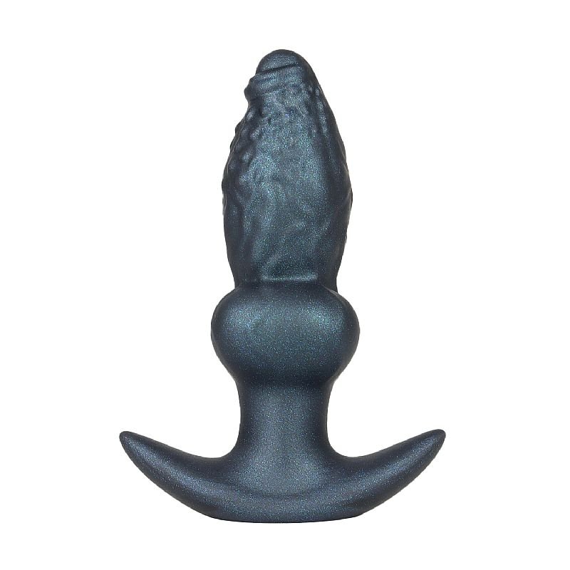 Plug Anal Silicone Inflável - 12,0 X 4,0 - Tex2 - Preto