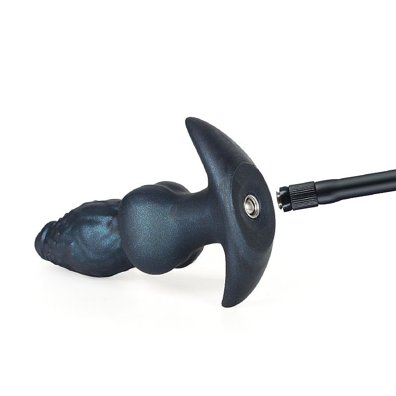 Plug Anal Silicone Inflável - 12,0 X 4,0 - Tex2 - Vermelho