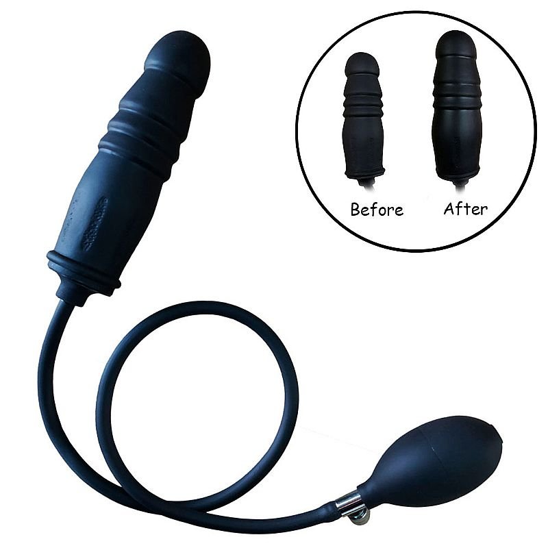 Plug Anal Silicone Inflável - 16.5 X 4.3