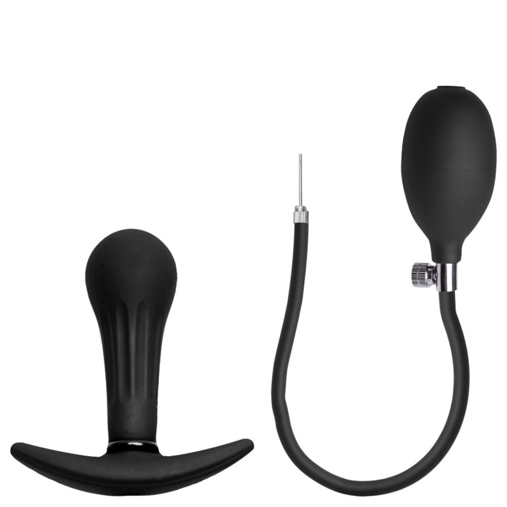 Plug Anal Silicone Inflável 8 X 3cm Sexy Import