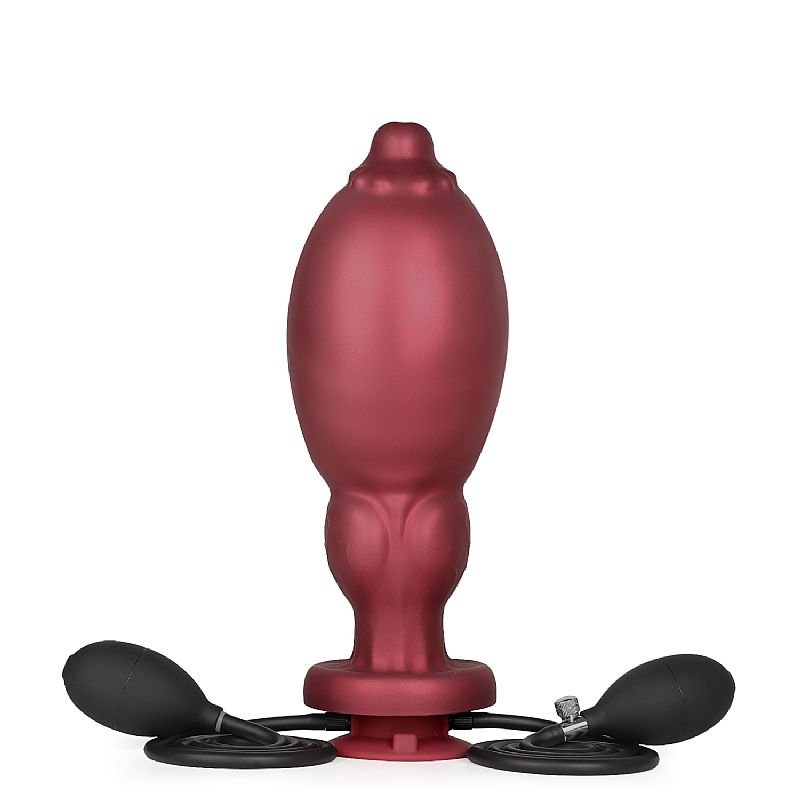 Plug Anal Silicone Inflável com Spray de água - 26,0 x 7,2