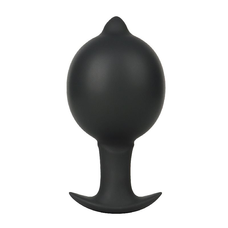 Plug Anal Silicone Inflável com Vibração - 12,0 X 3,7 - À Longa distância App