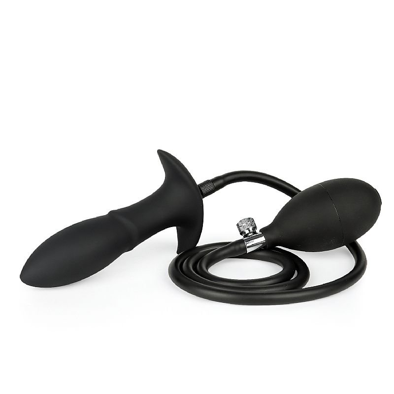 Plug Anal Silicone Inflável com Vibração - 12,0 X 3,7 - À Longa distância App