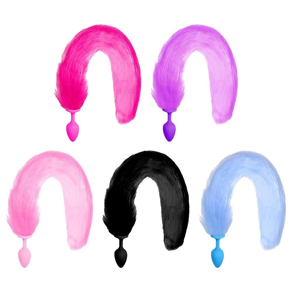 Plug Anal Silicone Rabo Raposa Tamanho P Vipmix