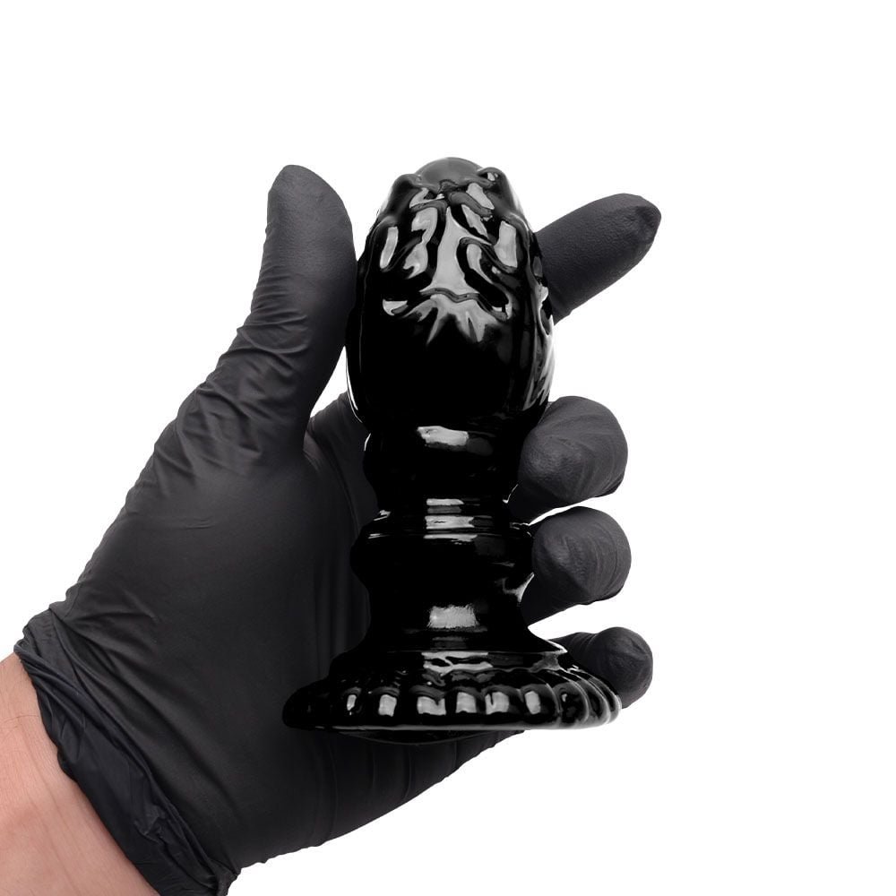 Plug Anal Silicone Textura 10,5 X 4cm Sexy Import