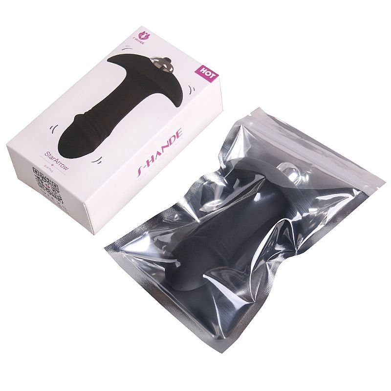 Plug Anal StarArrow com Vibro - Silicone Extra Macio - 10cm - S-Hande