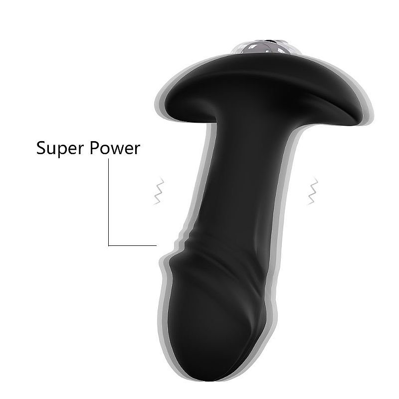 Plug Anal StarArrow com Vibro - Silicone Extra Macio - 10cm - S-Hande