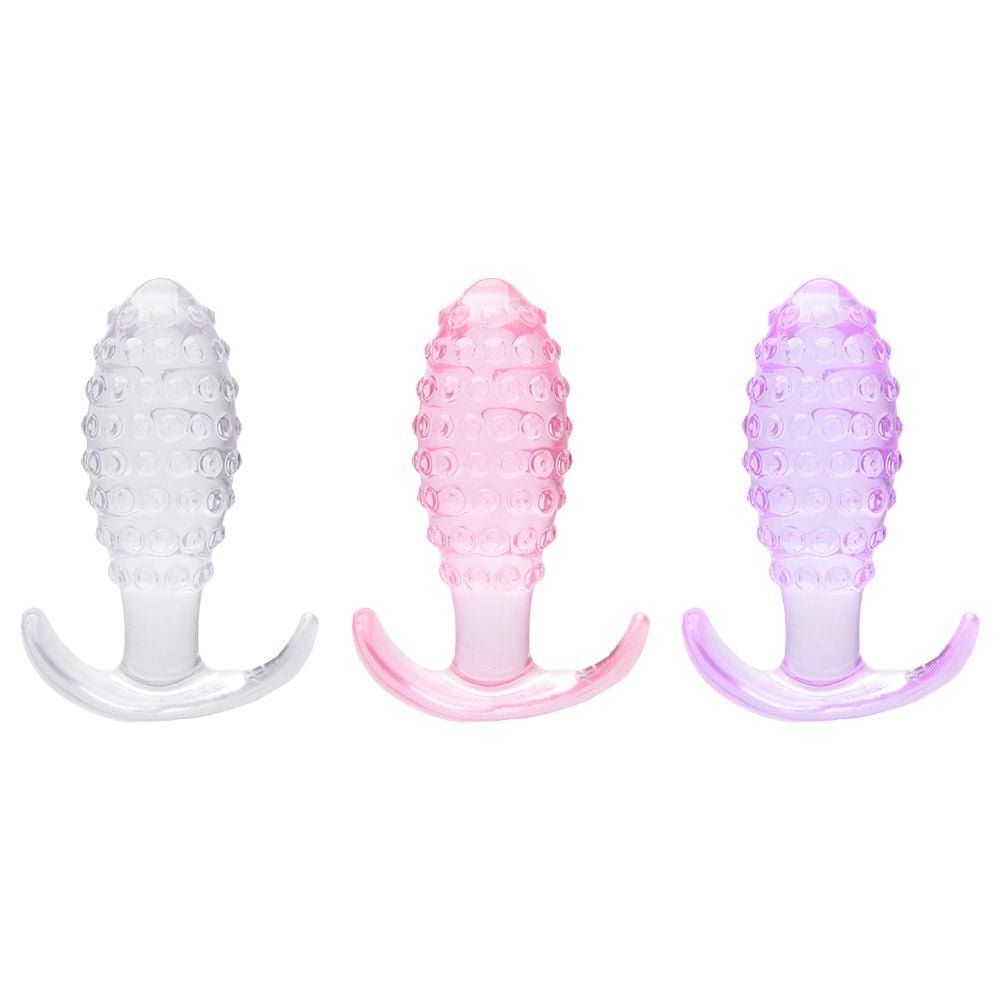 Plug Anal Textura Bolinha 9 X 3cm Sexy Import