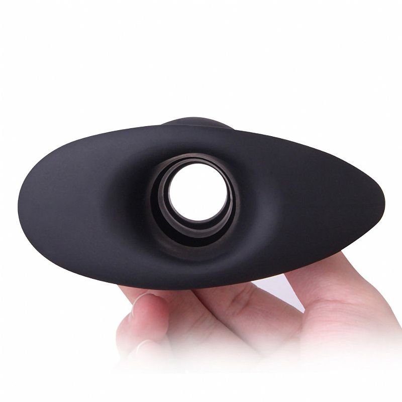 Plug Anal Vazado em Silicone - 9.7 X 4.6 cm