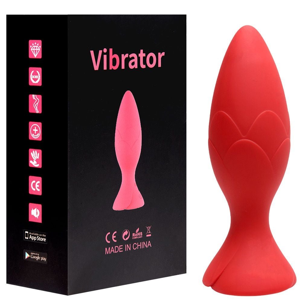 Plug Anal Vibrador 10 X 4cm Recarregável Usb Yaffa