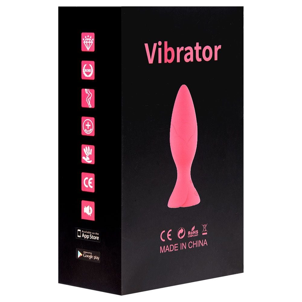 Plug Anal Vibrador 10 X 4cm Recarregável Usb Yaffa