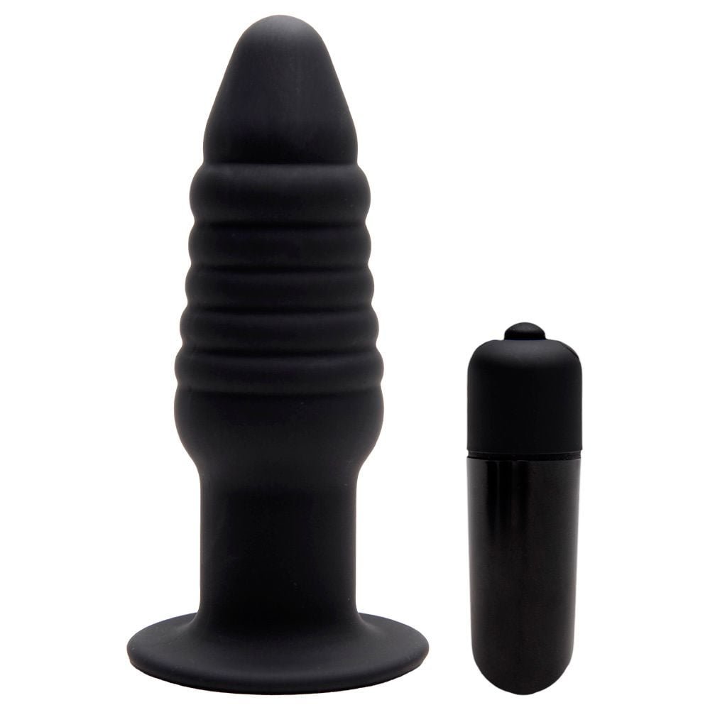 Plug Anal Vibrador Bateria Lr44 11 X 3cm Sexy Import