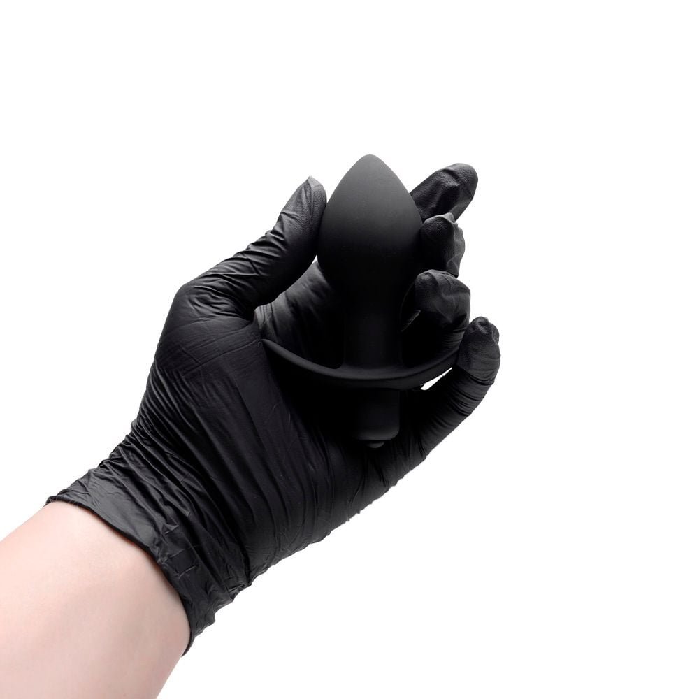 Plug Anal Vibrador Bateria Lr44 8,7 X 4cm Sexy Import