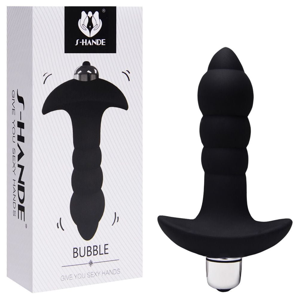 Plug Anal Vibrador Bubble S-hande Sexy Import