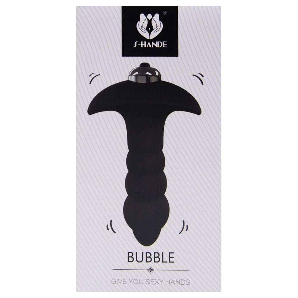 Plug Anal Vibrador Bubble S-hande Sexy Import
