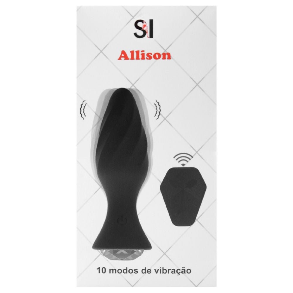 Plug Anal Vibrador Controle Remoto Sexy Import