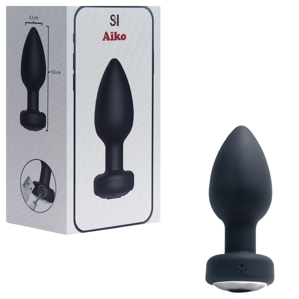 Plug Anal Vibratório Com App Aiko Sexy Import