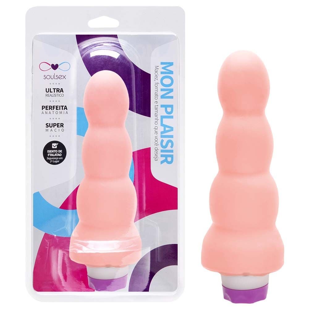 Plug Anal Vibro Interno 15,5 X 5cm Soulsex