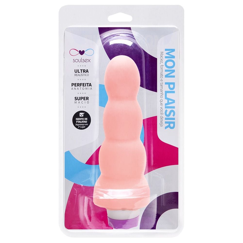 Plug Anal Vibro Interno 15,5 X 5cm Soulsex