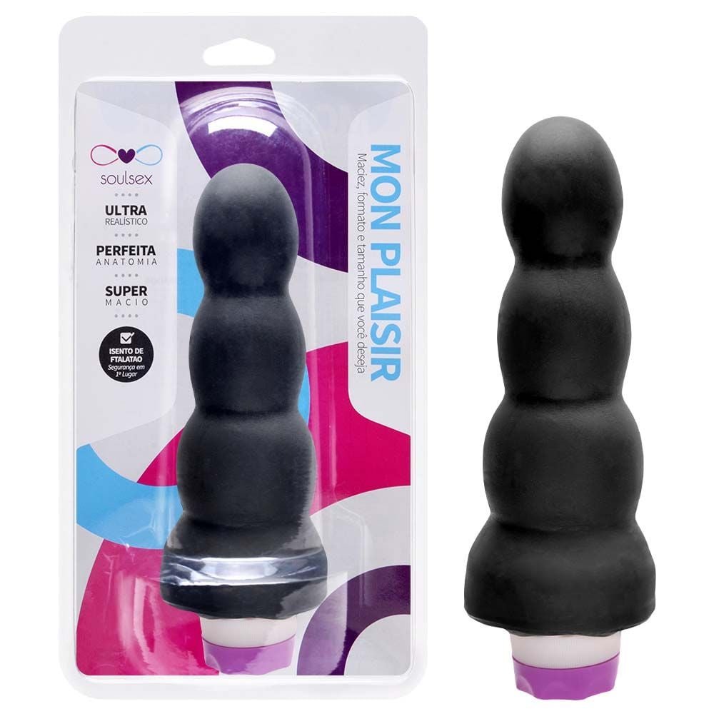 Plug Anal Vibro Interno 15,5 X 5cm Soulsex