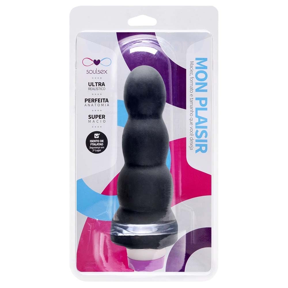 Plug Anal Vibro Interno 15,5 X 5cm Soulsex